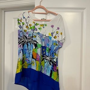 Beautiful Dolcezza top. In excellent condition. Very stretchy/roomy fit.